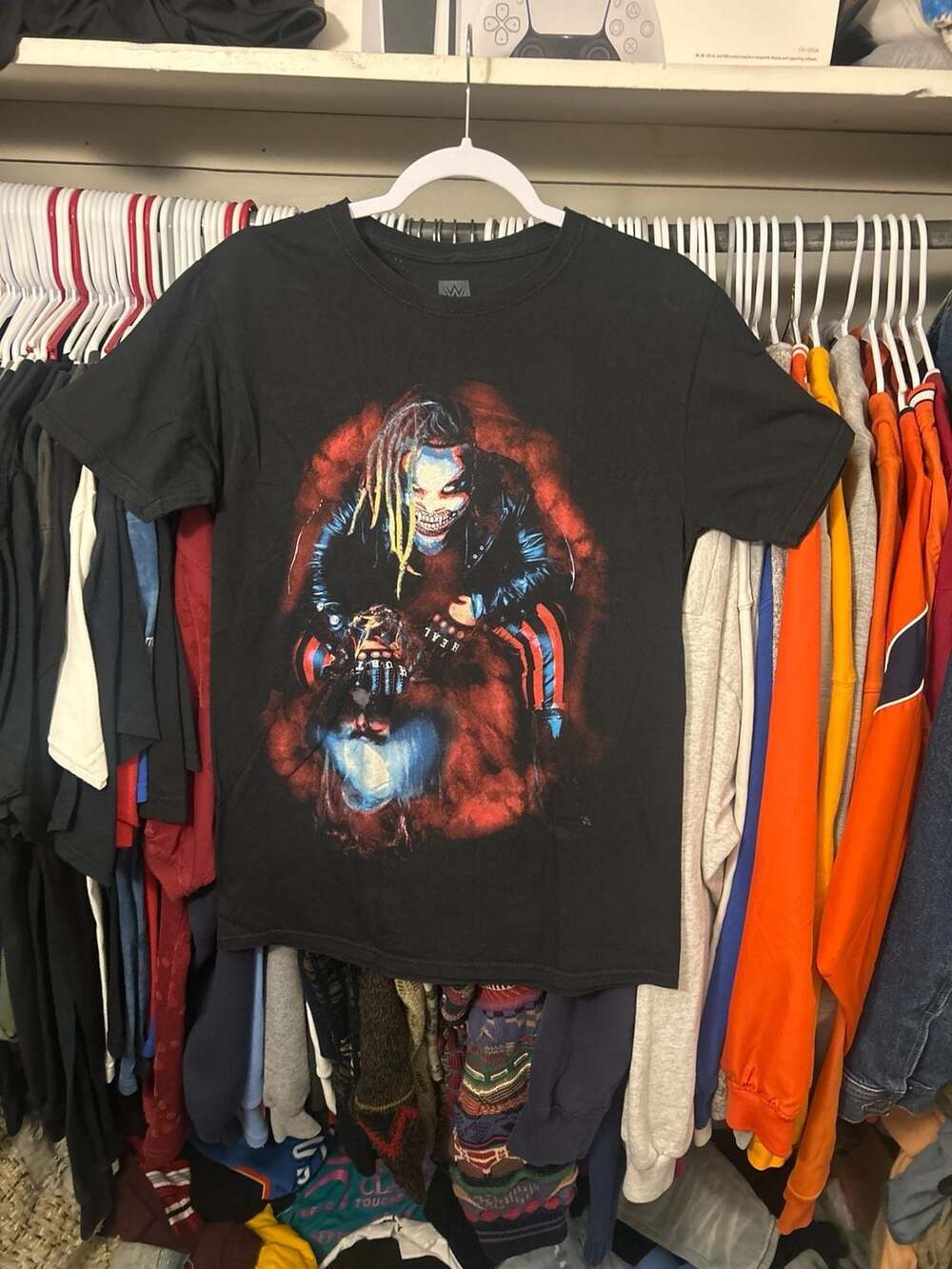 WWE Authentic The Fiend Bray Wyatt Lantern Graphic T-Shirt Size S